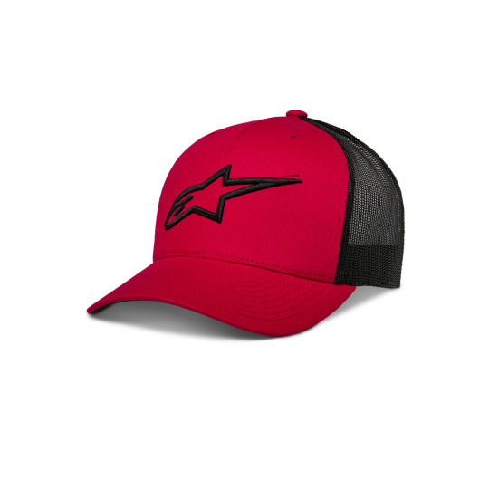kšiltovka AGELESS, ALPINESTARS (červená/černá)