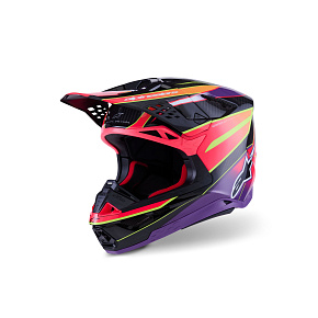 přilba SUPERTECH S-M10 ERA, ALPINESTARS (růžová/fialová/žlutá fluo) 2026 přilba SUPERTECH S-M10 ERA, ALPINESTARS (růžová/fialová/žlutá fluo) 2026