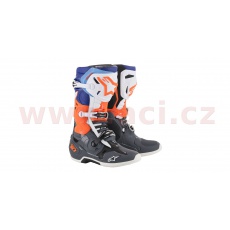 boty TECH 10 2020, ALPINESTARS (šedá/oranžová fluo/modrá/bílá) boty TECH 10 2020, ALPINESTARS (šedá/oranžová fluo/modrá/bílá)