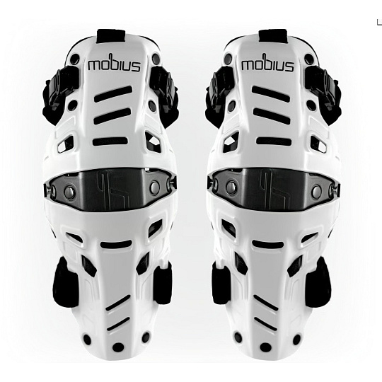 kolenní ortézy X8H HYBRID sada L/P, MOBIUS - USA (bílá/černá)