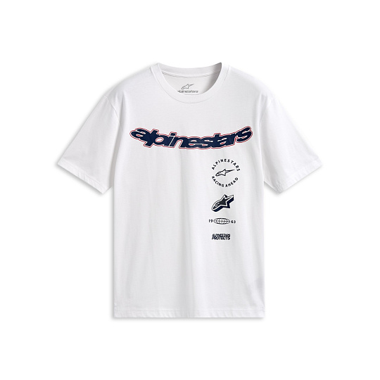 triko ABUS CSF, ALPINESTARS (bílá)