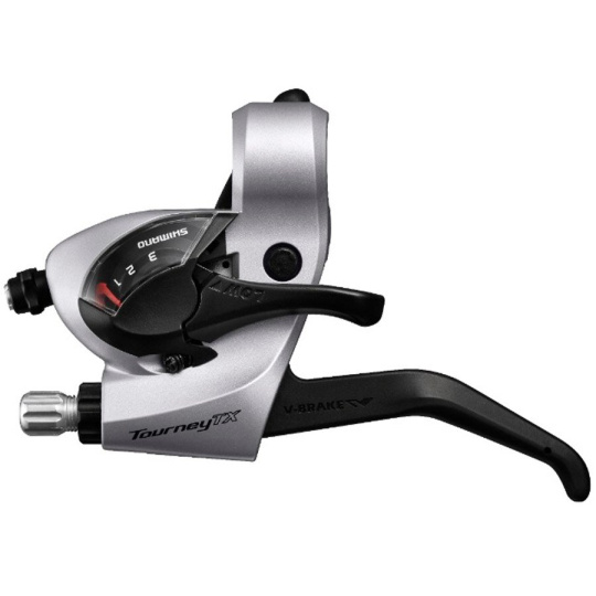 řazení SHIMANO ST-TX800-S levé EZ FIRE Plus stříbrné (v krabičce)