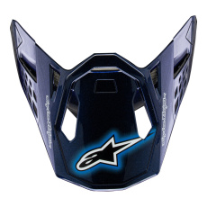 kšilt pro přilby SUPERTECH edice TROY LEE DESIGNS, ALPINESTARS (tmavě modrá, verze ECE 22.06) kšilt pro přilby SUPERTECH edice TROY LEE DESIGNS, ALPINESTARS (tmavě modrá, verze ECE 22.06)