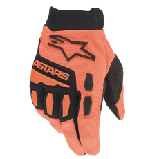 rukavice FULL BORE, ALPINESTARS, dětské (oranžová/černá) 2025 rukavice FULL BORE, ALPINESTARS, dětské (oranžová/černá) 2025
