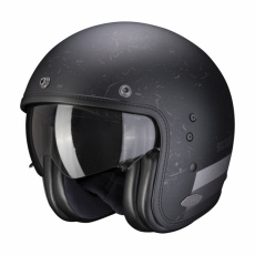 Moto přilba SCORPION BELFAST SHIFT matná černo/stříbrná Moto přilba SCORPION BELFAST SHIFT matná černo/stříbrná