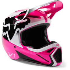 Pánská přilba Fox V1 Leed Helmet Dot/Ece Pink 