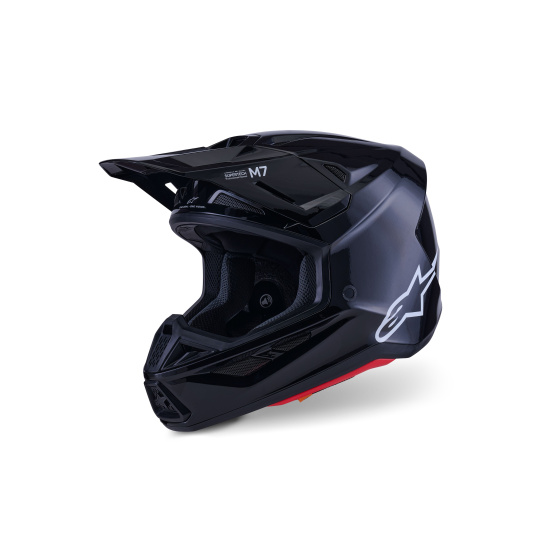 přilba SM7 SOLID, ALPINESTARS (černá) 2026