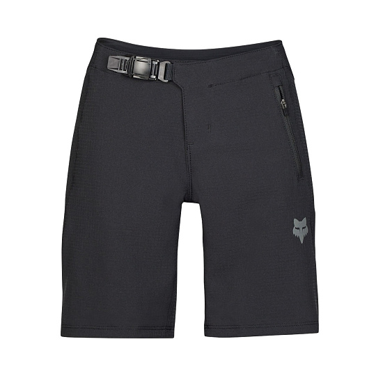Dětské cyklo šortky Fox Yth Defend Short  Black